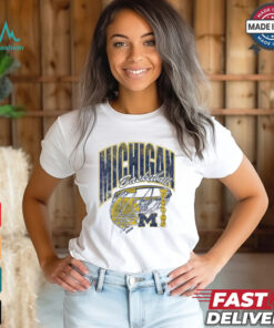 Michigan Wolverines Script Swish T Shirt