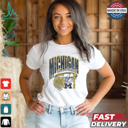 Michigan Wolverines Script Swish T Shirt