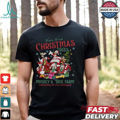 Mickey And Friends Farm Fresh Christmas Trees Shirt