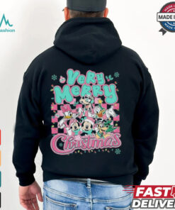 Mickey And Friends Pink Christmas Shirt