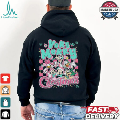 Mickey And Friends Pink Christmas Shirt