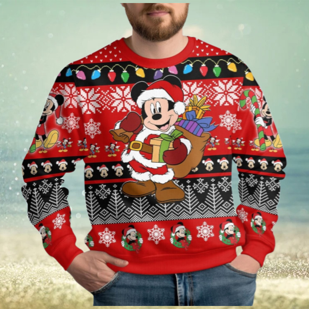 Mickey Christmas Ugly Sweater, Disney Mouse Very Merry Xmas Sweater Mickey Christmas Ugly Sweater, Disney Mouse Very Merry Xmas Sweater