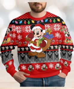 Mickey Christmas Ugly Sweater, Disney Mouse Very Merry Xmas Sweater