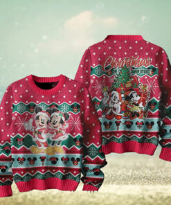 Mickey Mouse Christmas On Main Street Ugly Sweater
