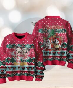 Mickey Mouse Christmas On Main Street Ugly Sweater