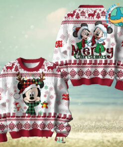 Mickey Mouse Merry Christmas 2024 Ugly Sweater