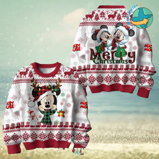 Mickey Mouse Merry Christmas 2024 Ugly Sweater