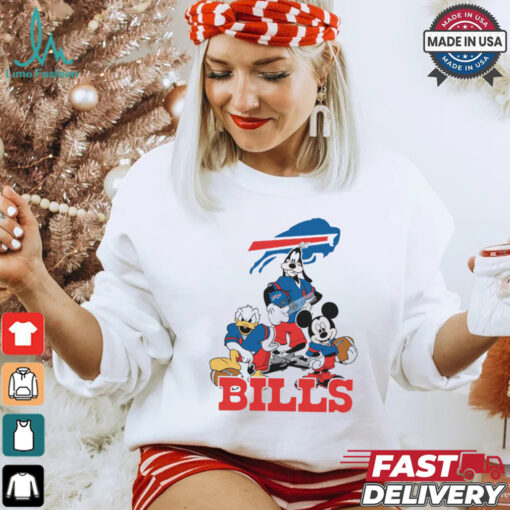 Mickey, Pluto, Donald Buffalo Bills Unisex T Shirt