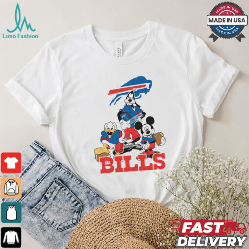 Mickey, Pluto, Donald Buffalo Bills Unisex T Shirt