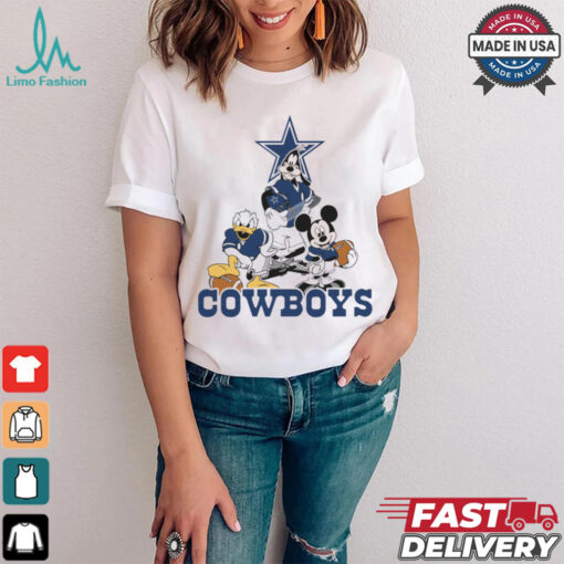 Mickey, Pluto, Donald Dallas Cowboys Unisex T Shirt