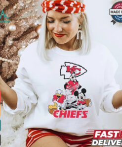 Mickey, Pluto, Donald Kansas City Chiefs Unisex T Shirt