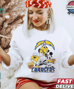 Mickey, Pluto, Donald Los Angeles Chargers Unisex T Shirt