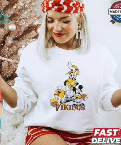 Mickey, Pluto, Donald Minnesota Vikings Unisex T Shirt