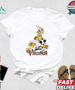 Mickey, Pluto, Donald Minnesota Vikings Unisex T Shirt