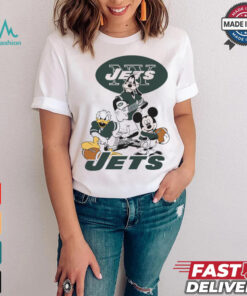Mickey, Pluto, Donald New York Jets Unisex T Shirt