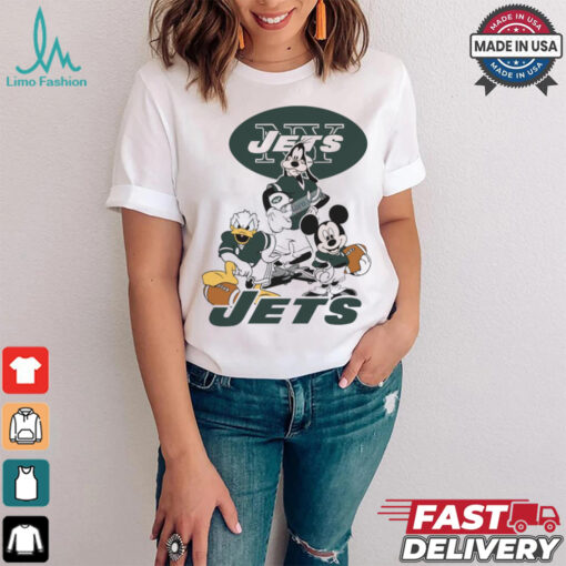 Mickey, Pluto, Donald New York Jets Unisex T Shirt