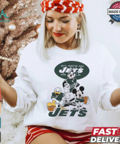 Mickey, Pluto, Donald New York Jets Unisex T Shirt