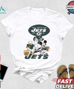 Mickey, Pluto, Donald New York Jets Unisex T Shirt