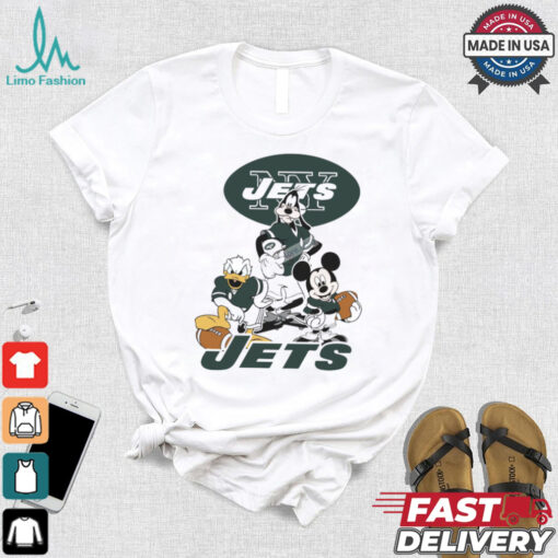 Mickey, Pluto, Donald New York Jets Unisex T Shirt