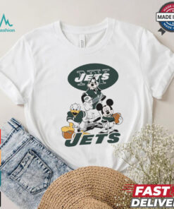 Mickey, Pluto, Donald New York Jets Unisex T Shirt