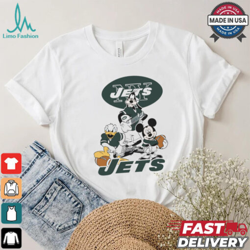 Mickey, Pluto, Donald New York Jets Unisex T Shirt