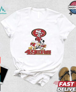 Mickey, Pluto, Donald San Francisco 49ers Unisex T Shirt