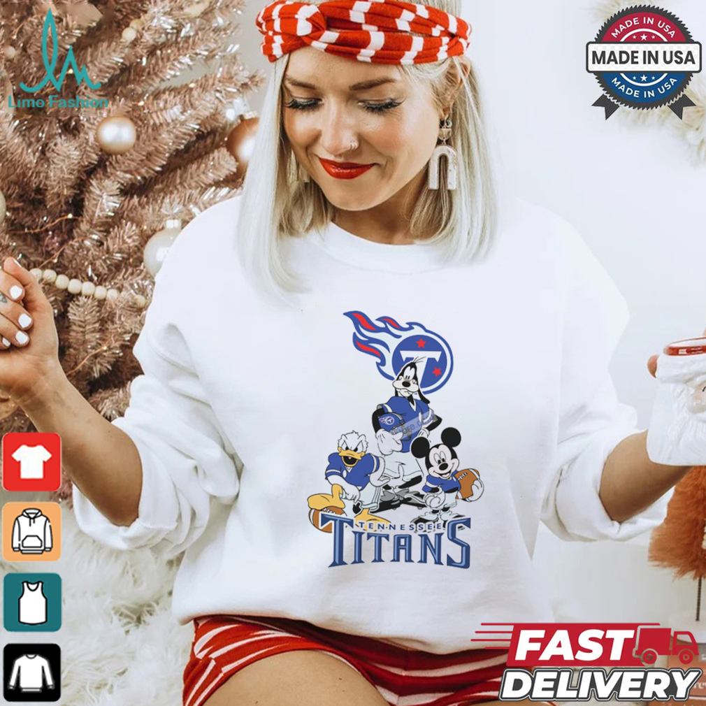 Mickey, Pluto, Donald Tennessee Titans Unisex T Shirt Mickey, Pluto, Donald Tennessee Titans Unisex T Shirt
