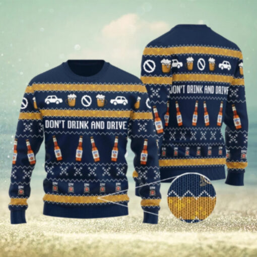 Miller Lite Don’t Drink And Drive Ugly Sweater