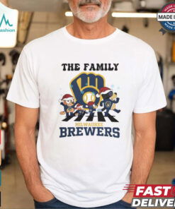 Milwaukee Brewers X Family Bluey Merry Christmas 2024 Shirt