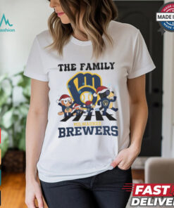 Milwaukee Brewers X Family Bluey Merry Christmas 2024 Shirt