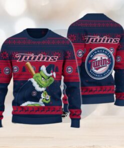Minnesota Twins Grinch Christmas Ugly Sweater