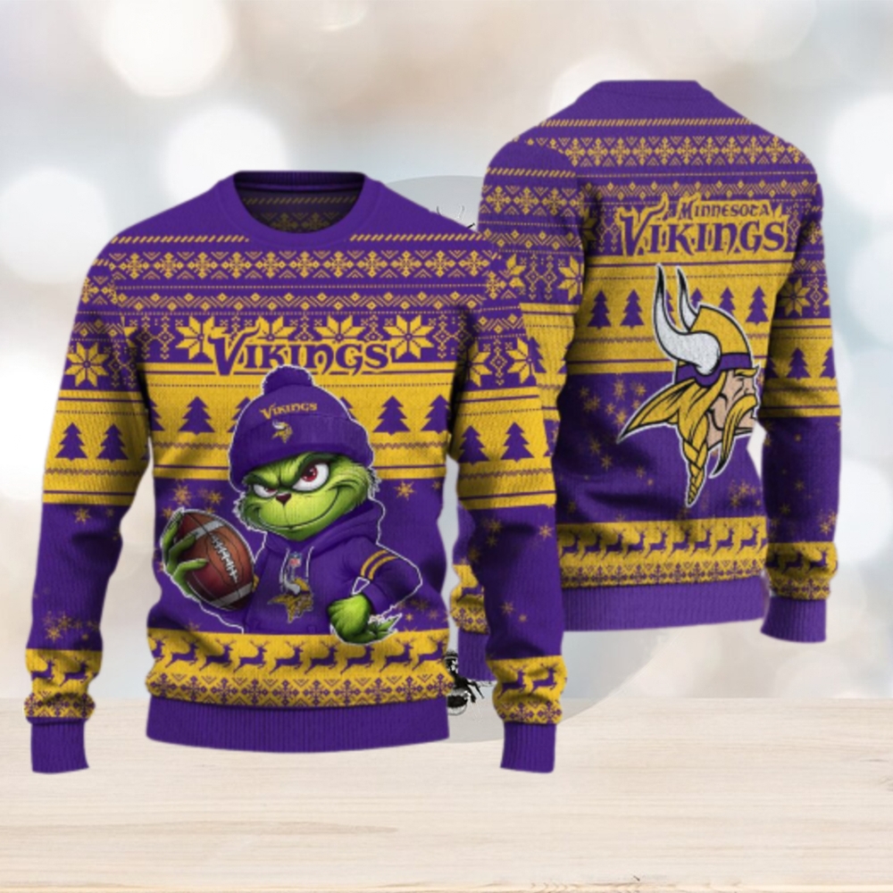 Minnesota Vikings The Grinch Ugly Christmas Sweater NFL Xmas Gift Minnesota Vikings The Grinch Ugly Christmas Sweater NFL Xmas Gift