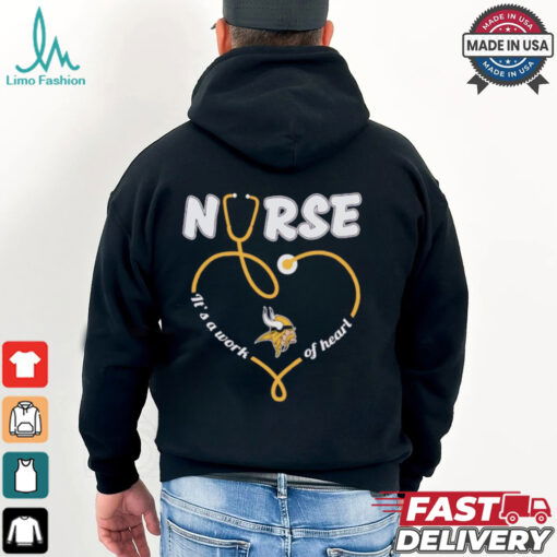 Minnesota Vikings nurse it’s a work of heart shirt
