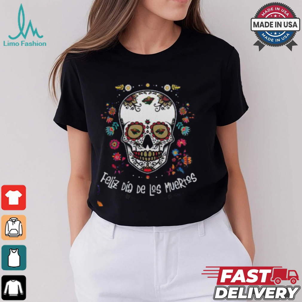 Minnesota Wild Dia De Los Muertos T Shirt Minnesota Wild Dia De Los Muertos T Shirt