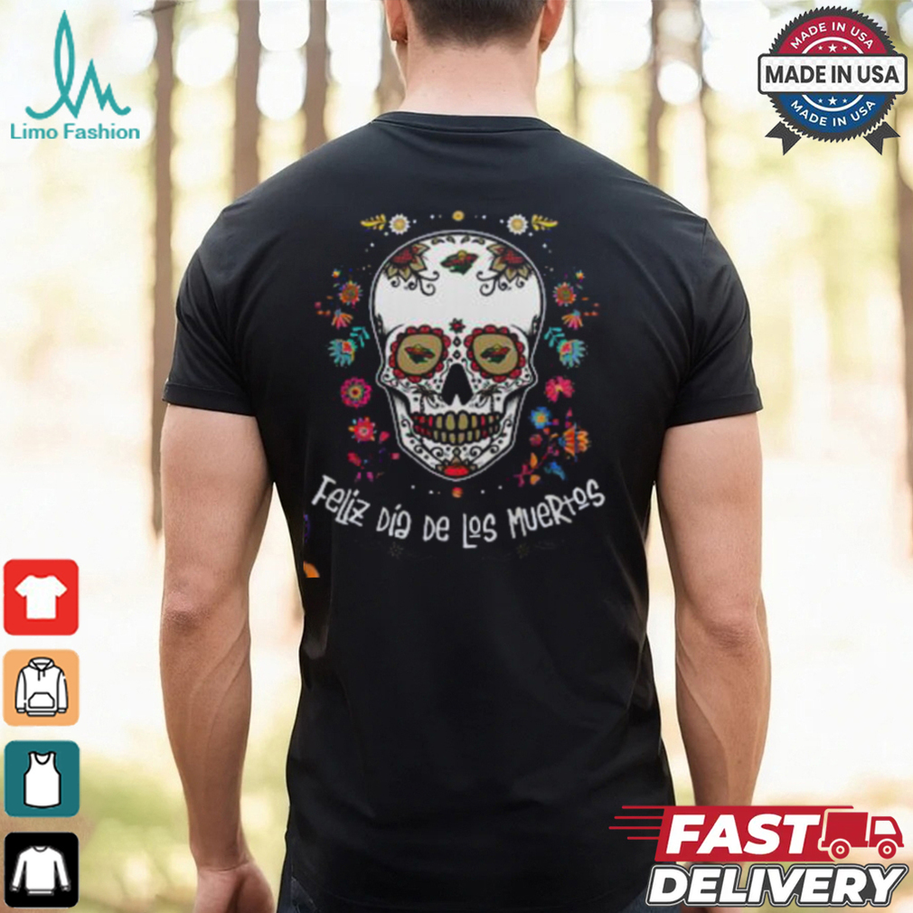 Minnesota Wild Dia De Los Muertos T Shirt Minnesota Wild Dia De Los Muertos T Shirt