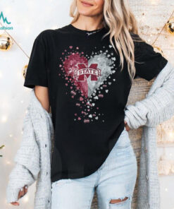 Mississippi State Crystal Heart Shirt