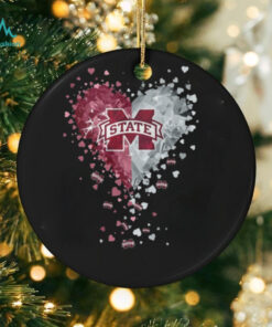 Mississippi State Crystal Heart Shirt