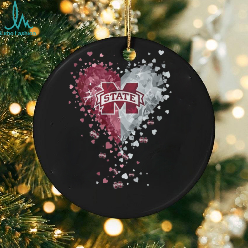Mississippi State Crystal Heart Shirt Mississippi State Crystal Heart Shirt