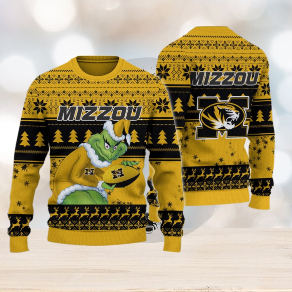 Missouri Tigers Grinch Ugly Christmas Sweater Missouri Tigers Grinch Ugly Christmas Sweater