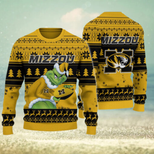 Missouri Tigers Grinch Ugly Christmas Sweater