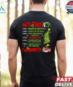 My Day Im Booked Santa Christmas Xmas Snow Pajamas Holiday Christmas T Shirt