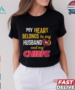 My Heart Belongs To My Husband And My Chieft Shirt