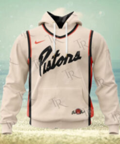 NBA Detroit Pistons Special 2025 City Edition Hoodie