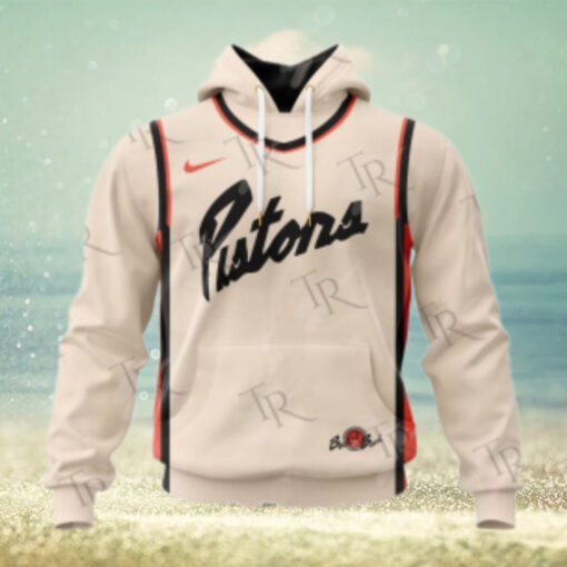 NBA Detroit Pistons Special 2025 City Edition Hoodie