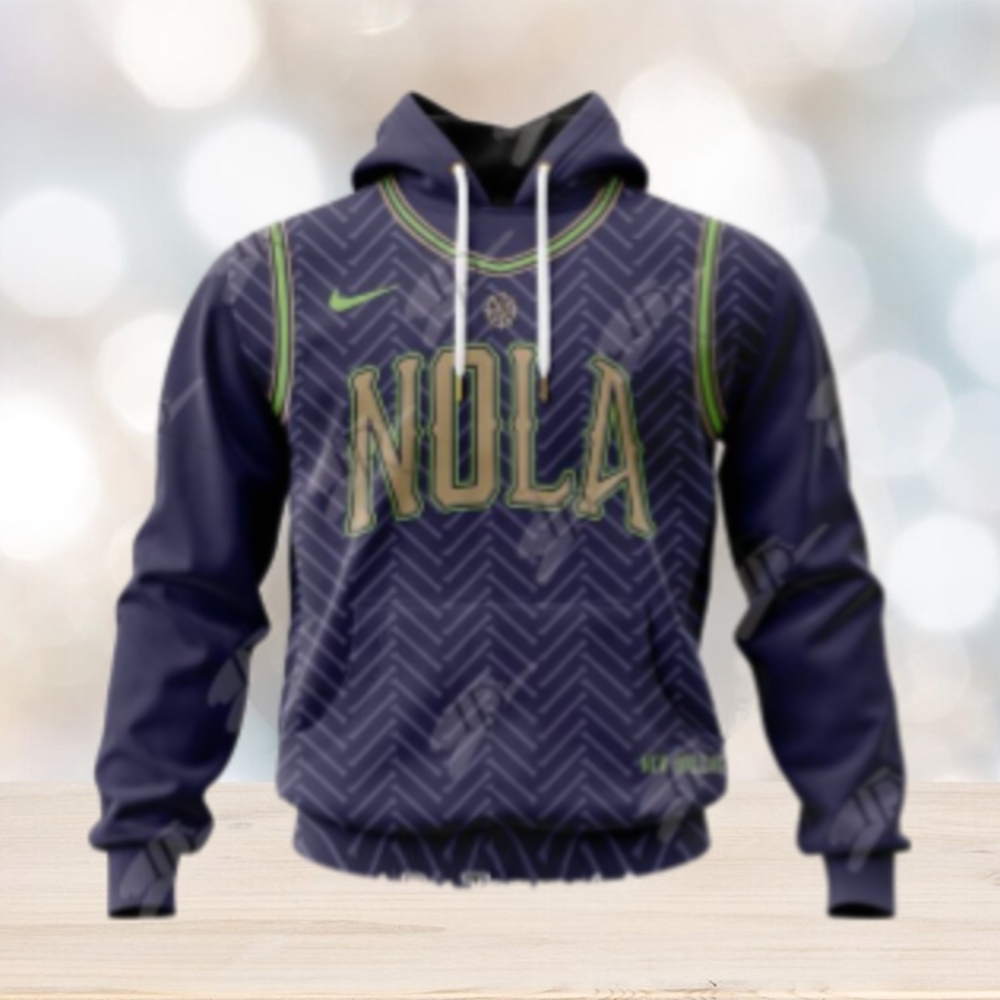 NBA New Orleans Pelicans Special 2025 City Edition Hoodie NBA New Orleans Pelicans Special 2025 City Edition Hoodie