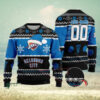 NBA Oklahoma City Thunder Personalized Christmas Ugly Sweater