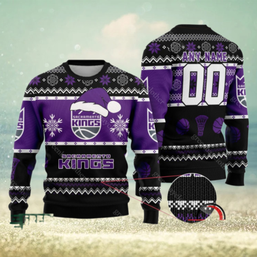 NBA Sacramento Kings Personalized Christmas Ugly Sweater