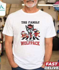 NC State Wolfpack X Family Bluey Merry Christmas 2024 Shirt