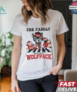 NC State Wolfpack X Family Bluey Merry Christmas 2024 Shirt