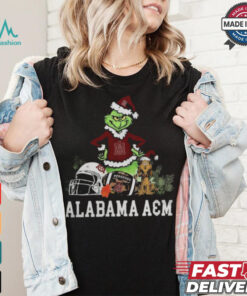 NCAA Grinch Shirt The Grinch And Alabama A&M Christmas T Shirt